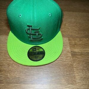 St.‎ Louis Cardinals Green New Era 59Fifty Fitted Size 6 5/8 Low Profile Hat Cap